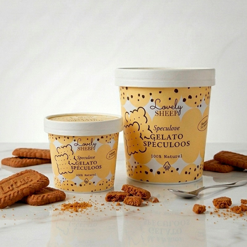 Glace Speculos de Sicile Gelato Lovely Sheep