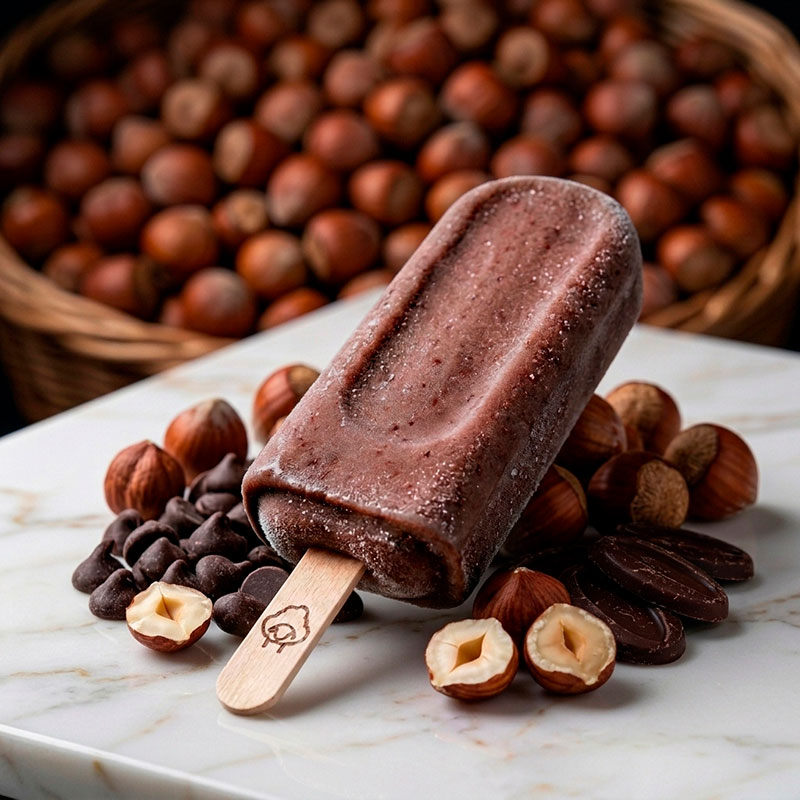 Glace Pop Chocolat Noisette Bâtonnet Lovely Sheep