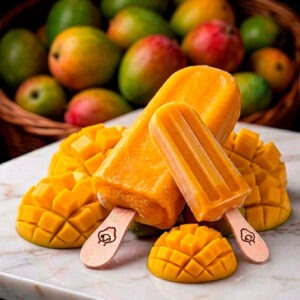 Maxipop et Minipop Sorbet Mangue Bâtonnet Lovely Sheep