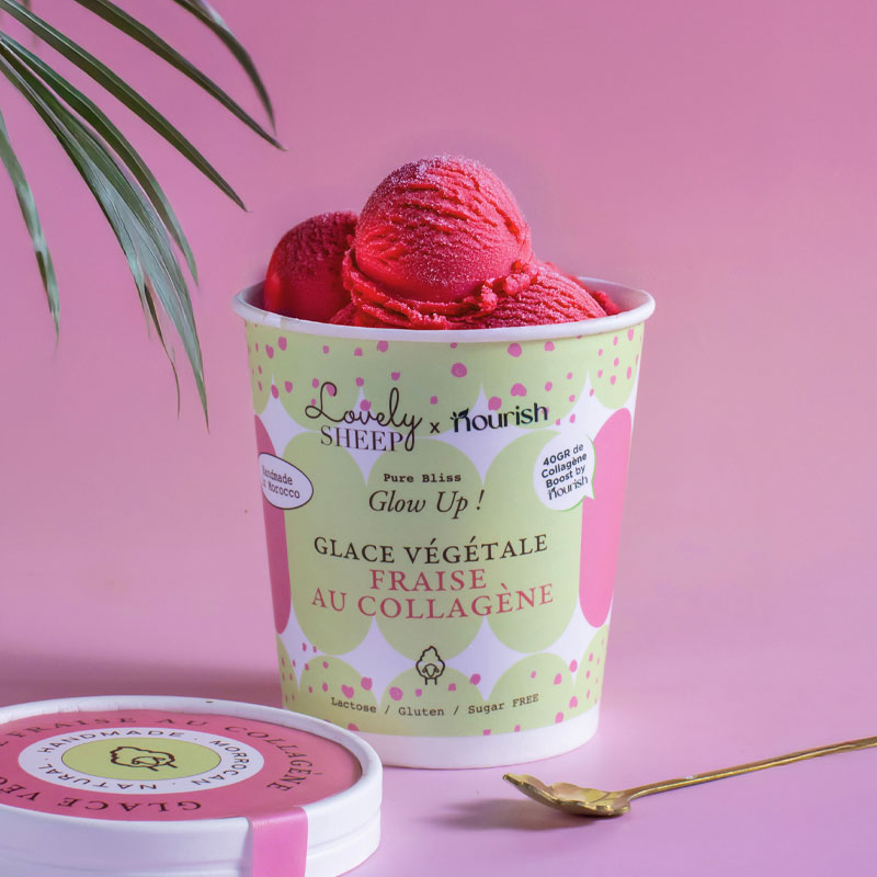 Glace Ananas Bio Lovely Sheep Marrakech